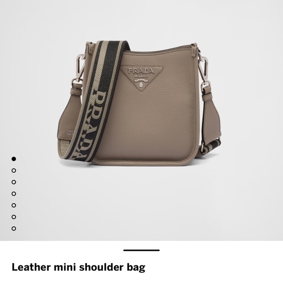 Prada Mini Leather Shoulder Bag- NEW - Picture 4 of 9